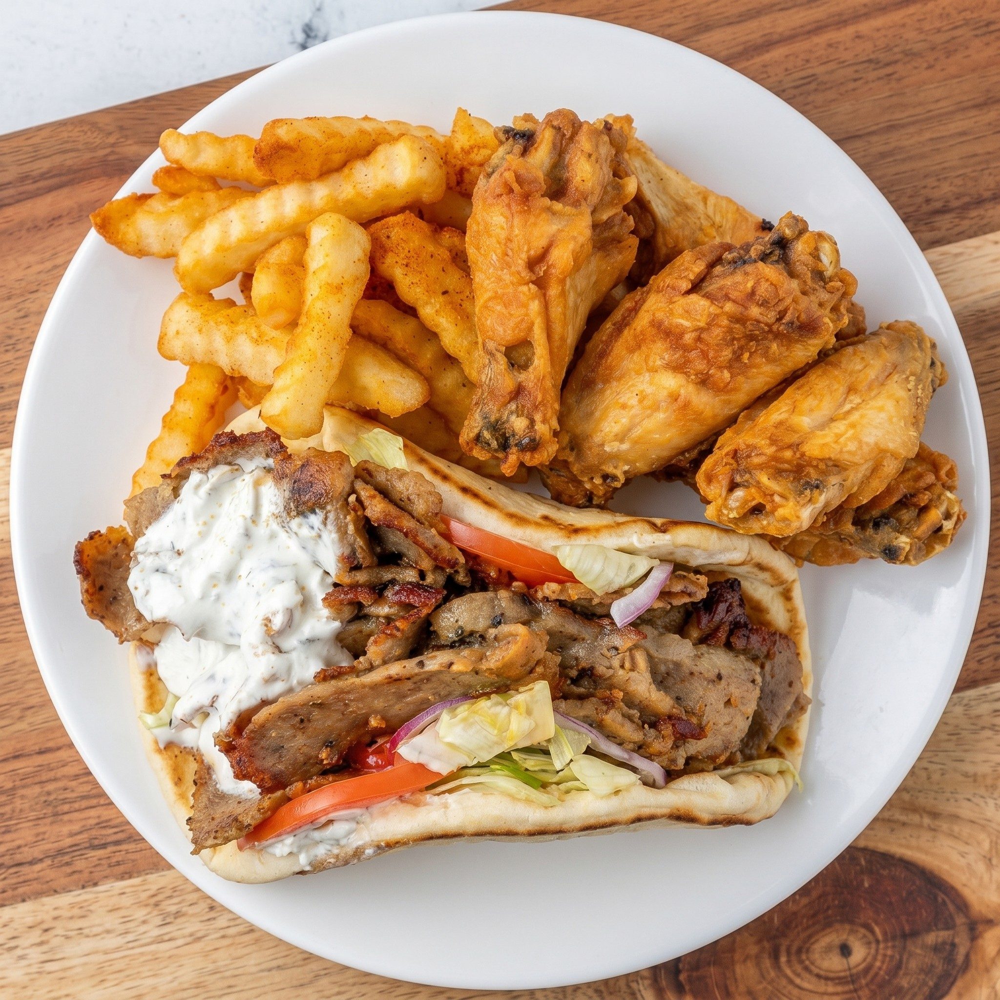 5 Wings & Gyro.