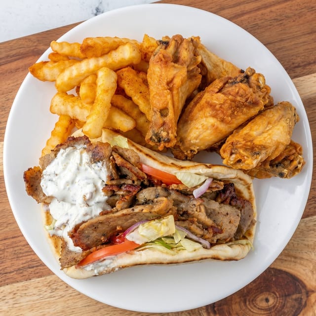 #5 Wings & Gyro.