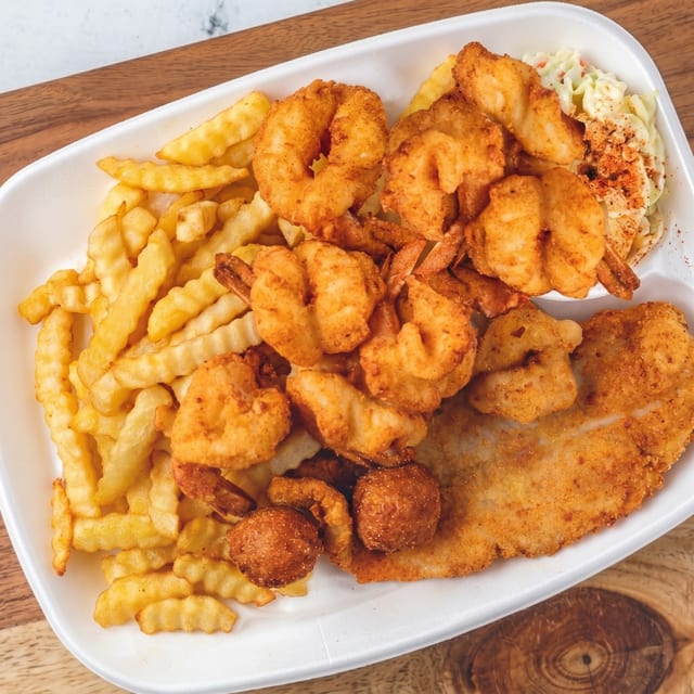 #16 Fish & Shrimp Dinner.