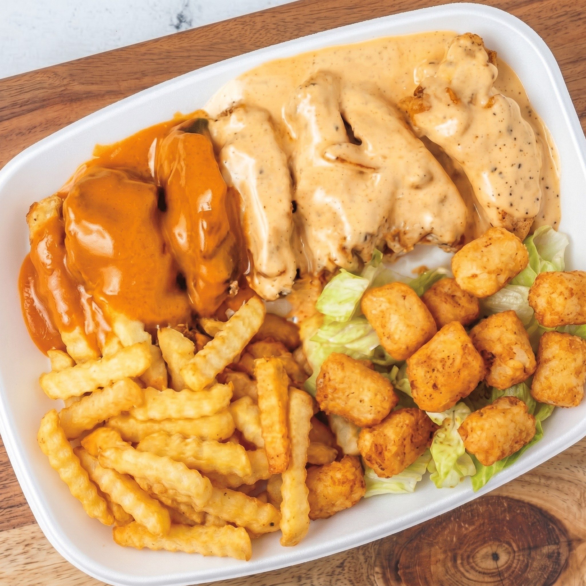 Wings & Scallops.